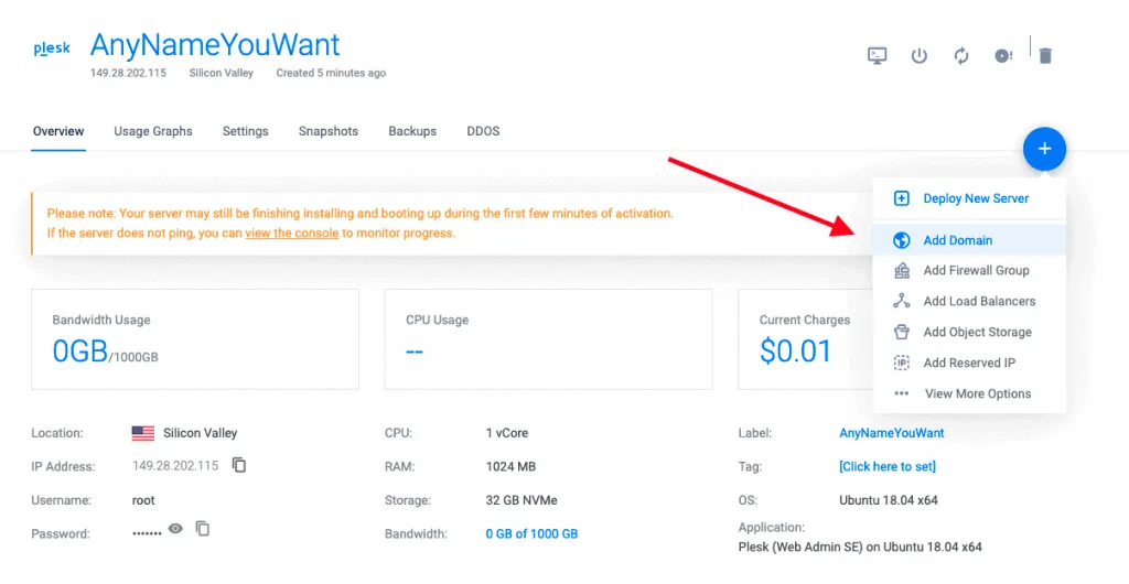 46a new wordpress site migrate domain add