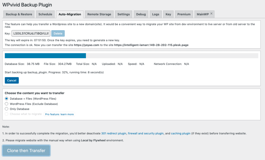 WordPress WP Vivid Plugin Migration In Progress