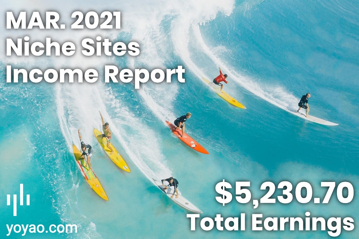 March 2021 Month 10 Income Report Affiliate Marketing Niche Sites